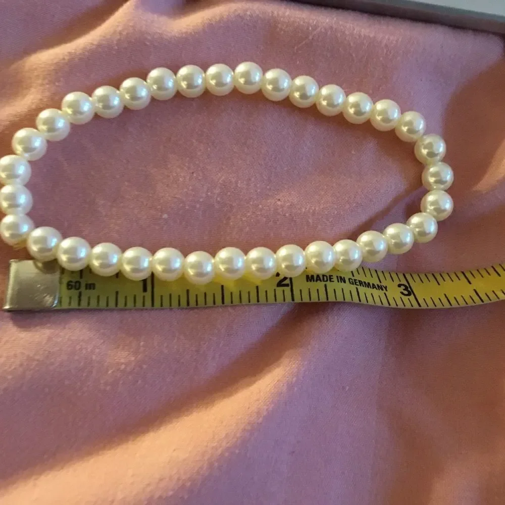 Classic White Faux Pearl Bracelet
